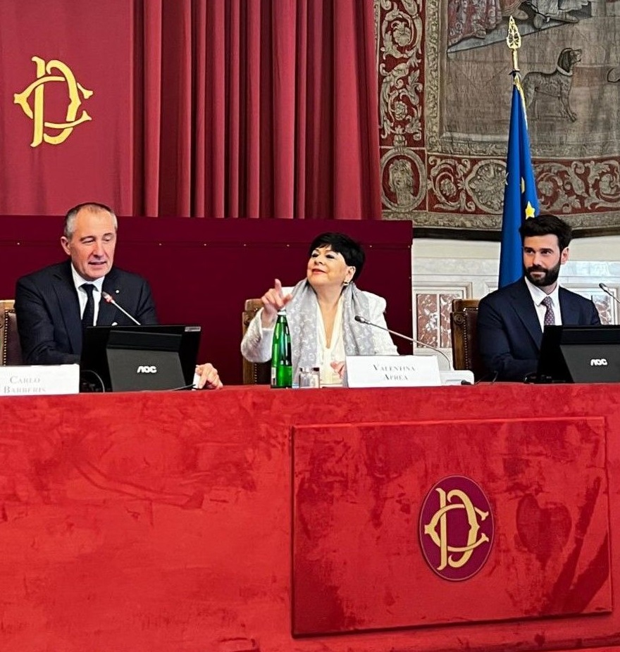 Aindo CEO speaks at Italian House of Representatives